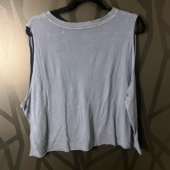 Aerie real soft navy crop. Legit butter soft - Picture 3 of 3